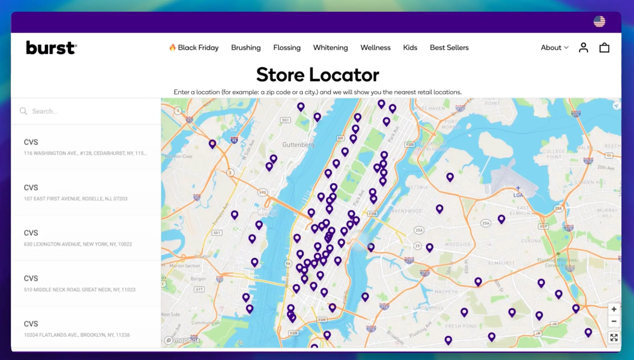 Product Hero + Store: original content