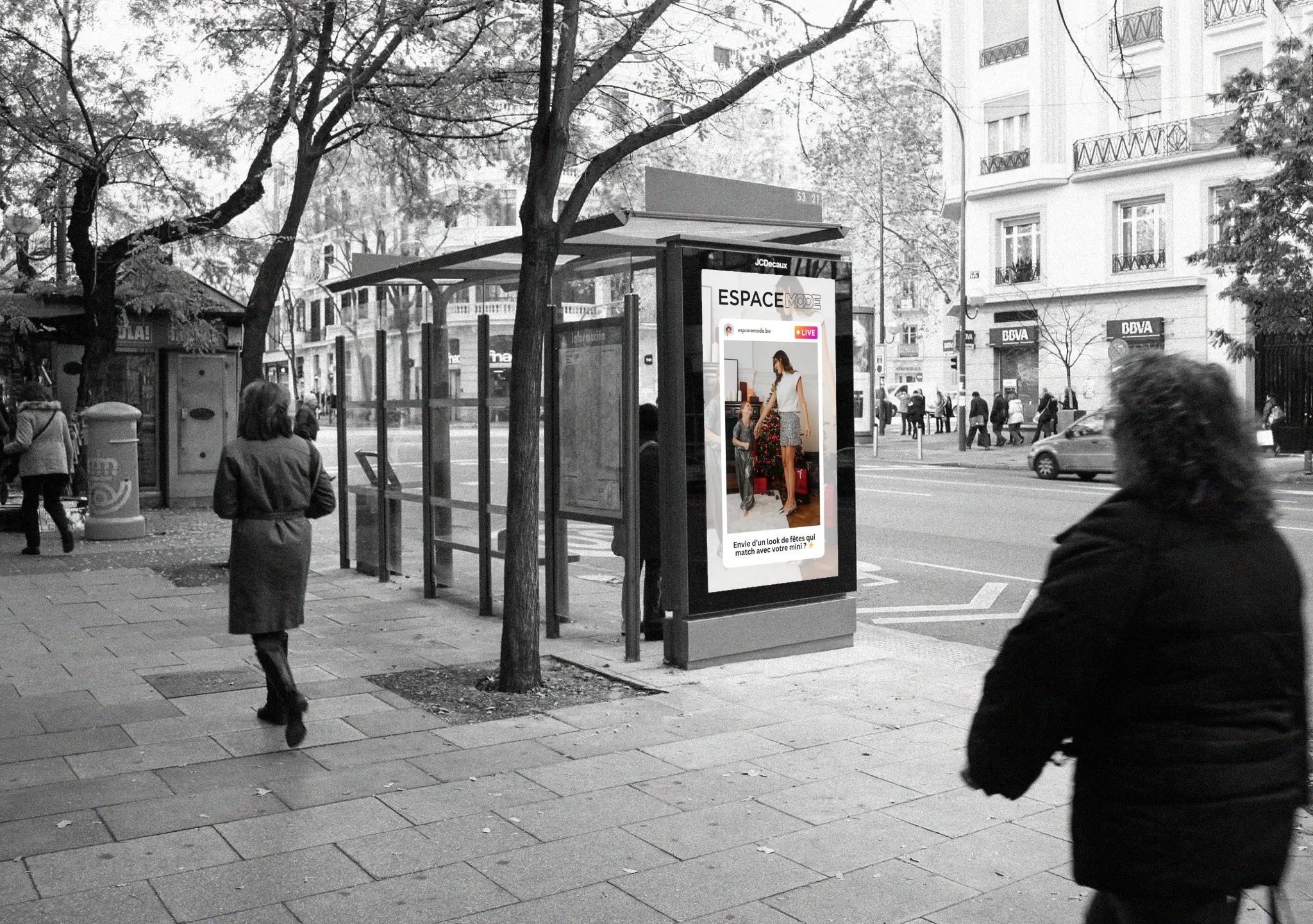 Espace Mode Social Look Poster