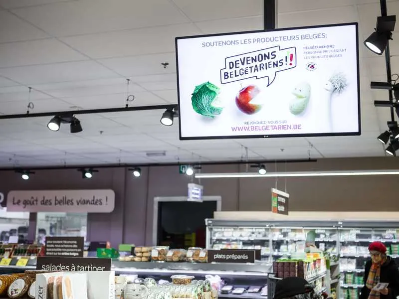 DOOH screen in Antwerp