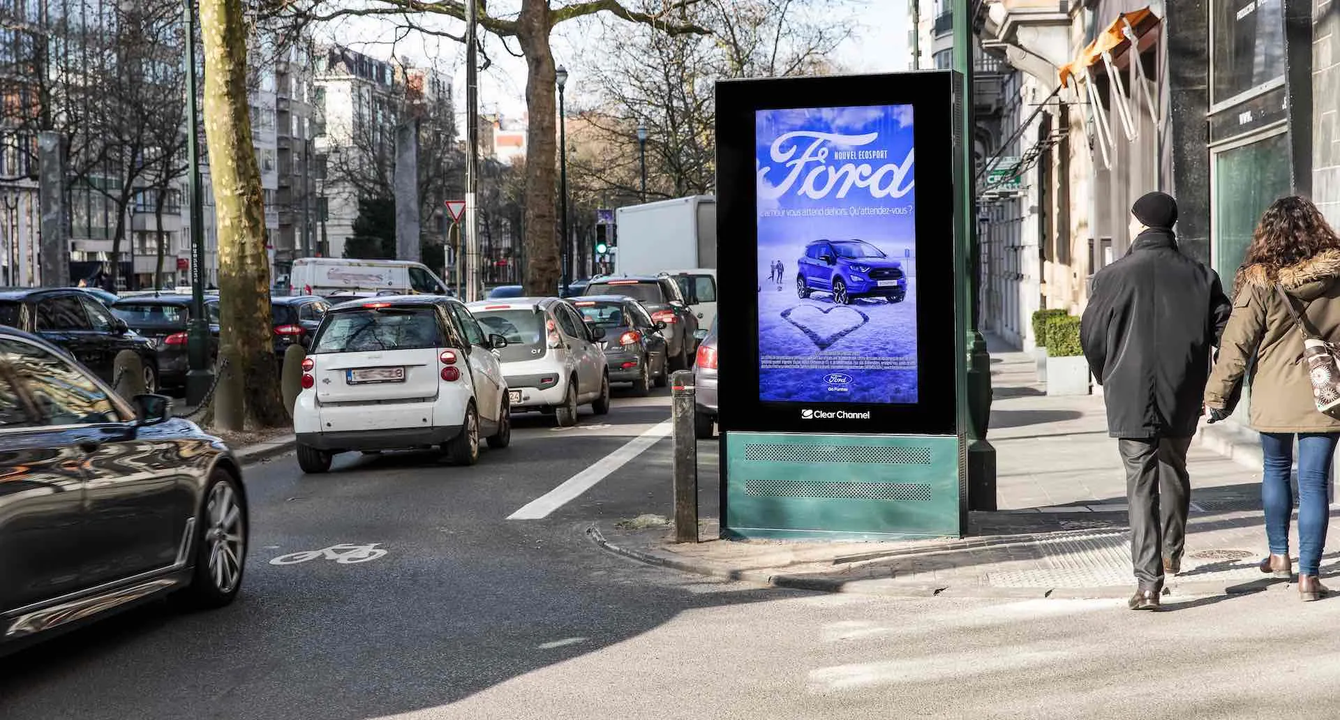DOOH screen in Antwerp