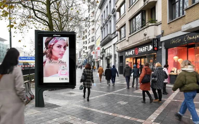 DOOH screen in Liège