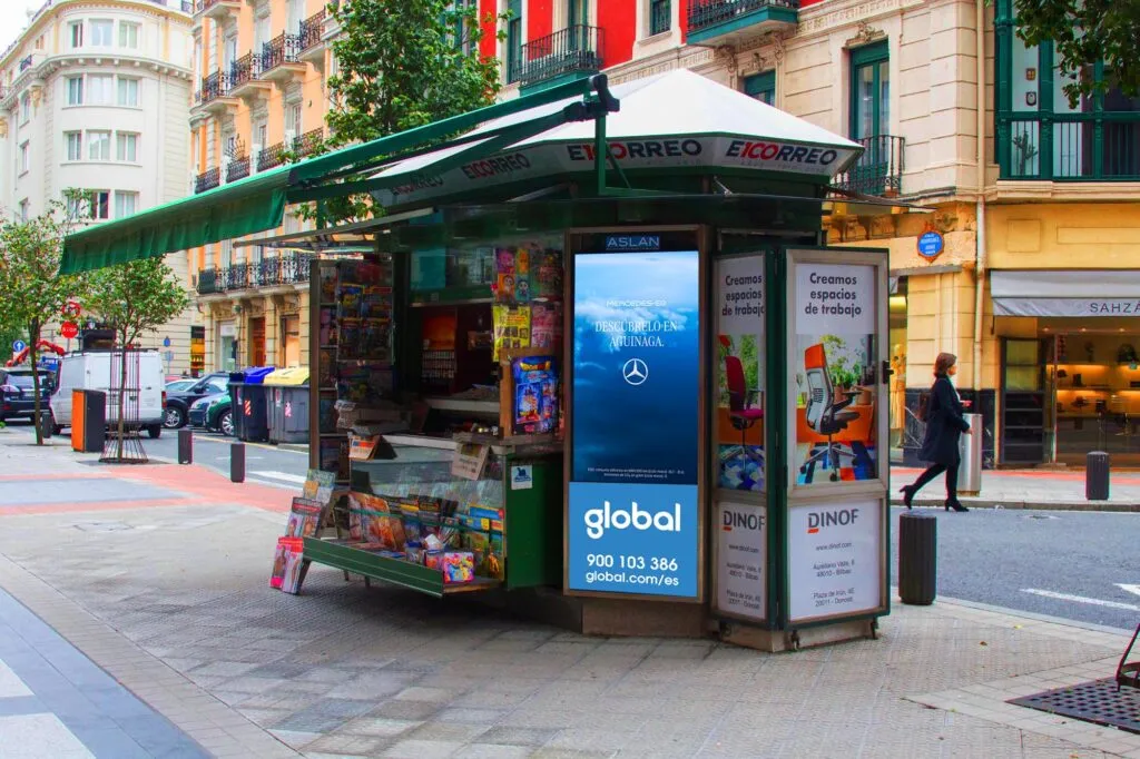 DOOH screen in Madrid
