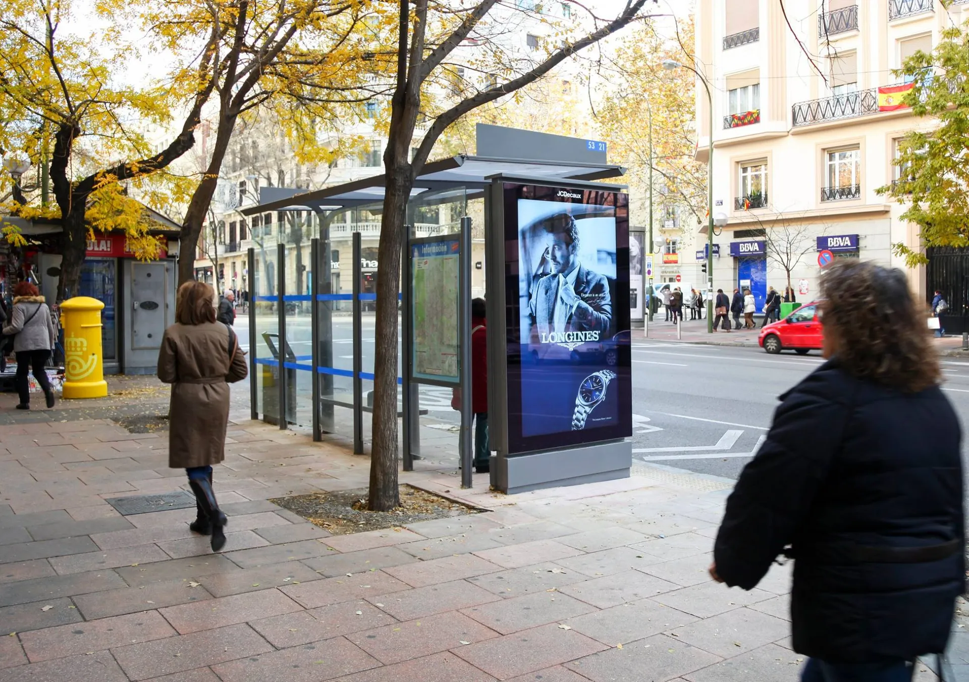 DOOH screen in Madrid