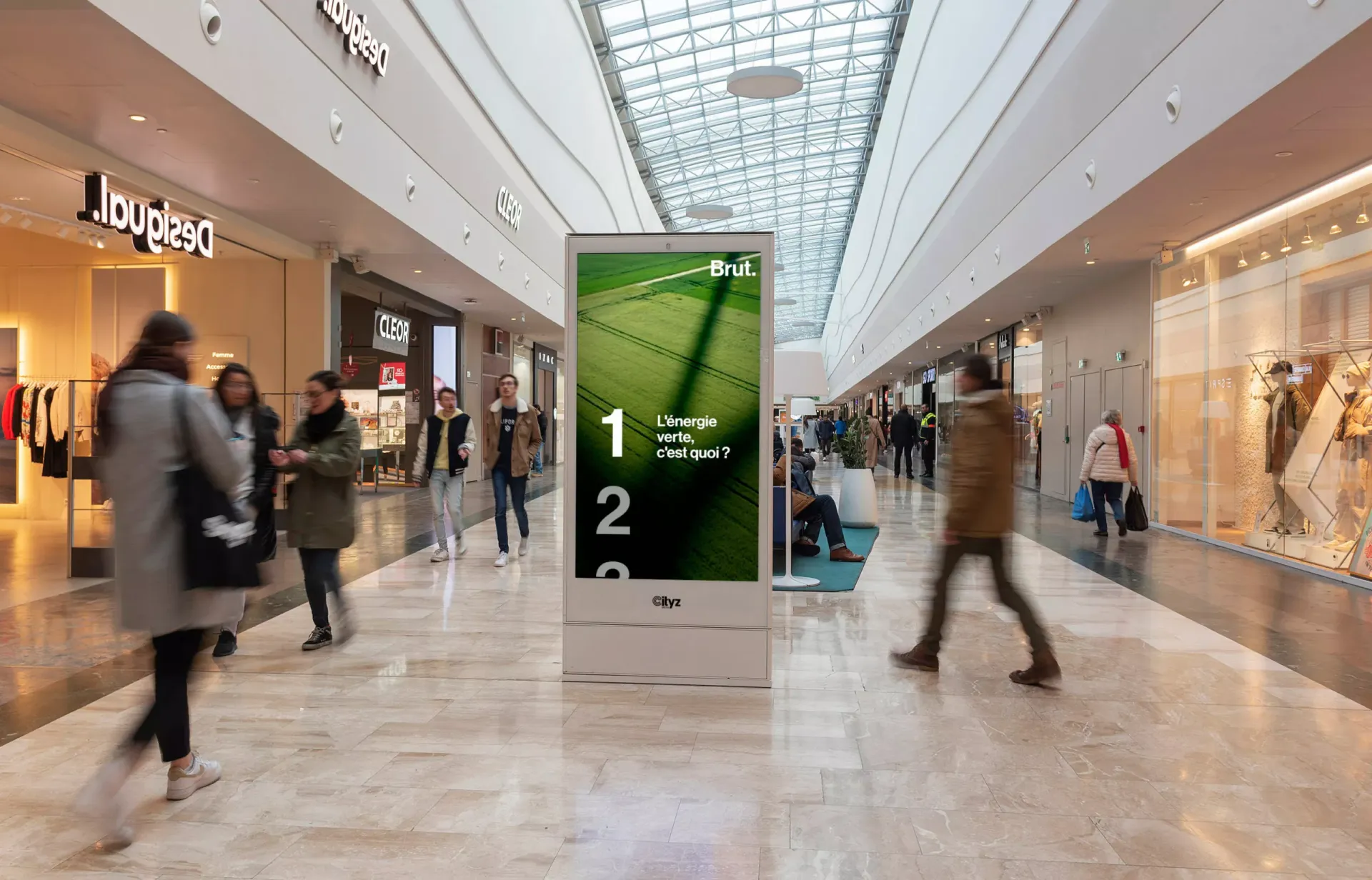 Écran DOOH à Paris