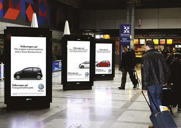 Écran DOOH à Paris