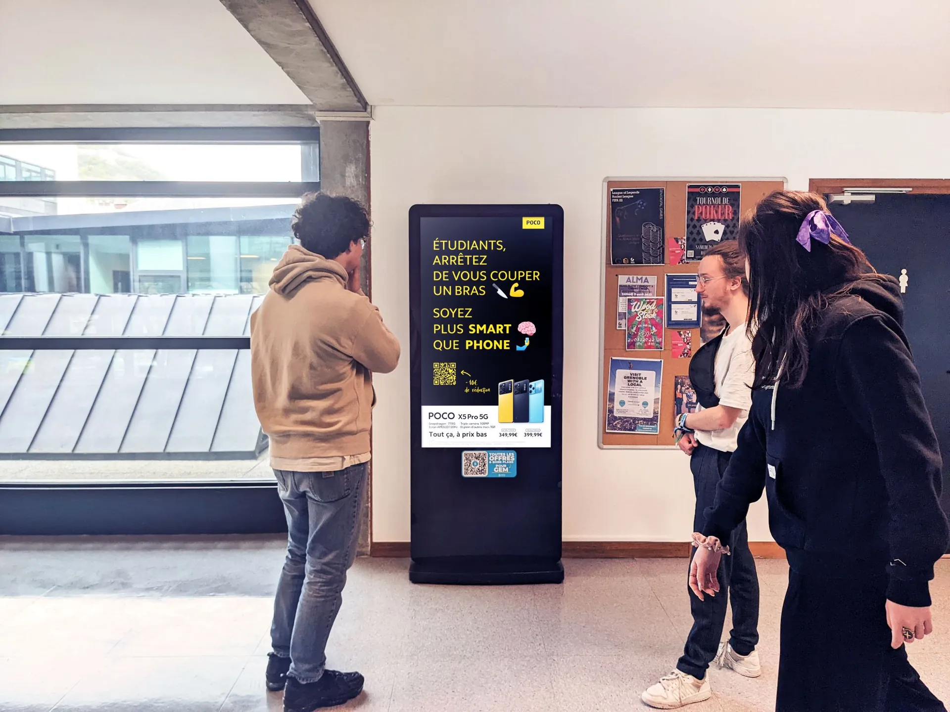 Écran DOOH à Paris