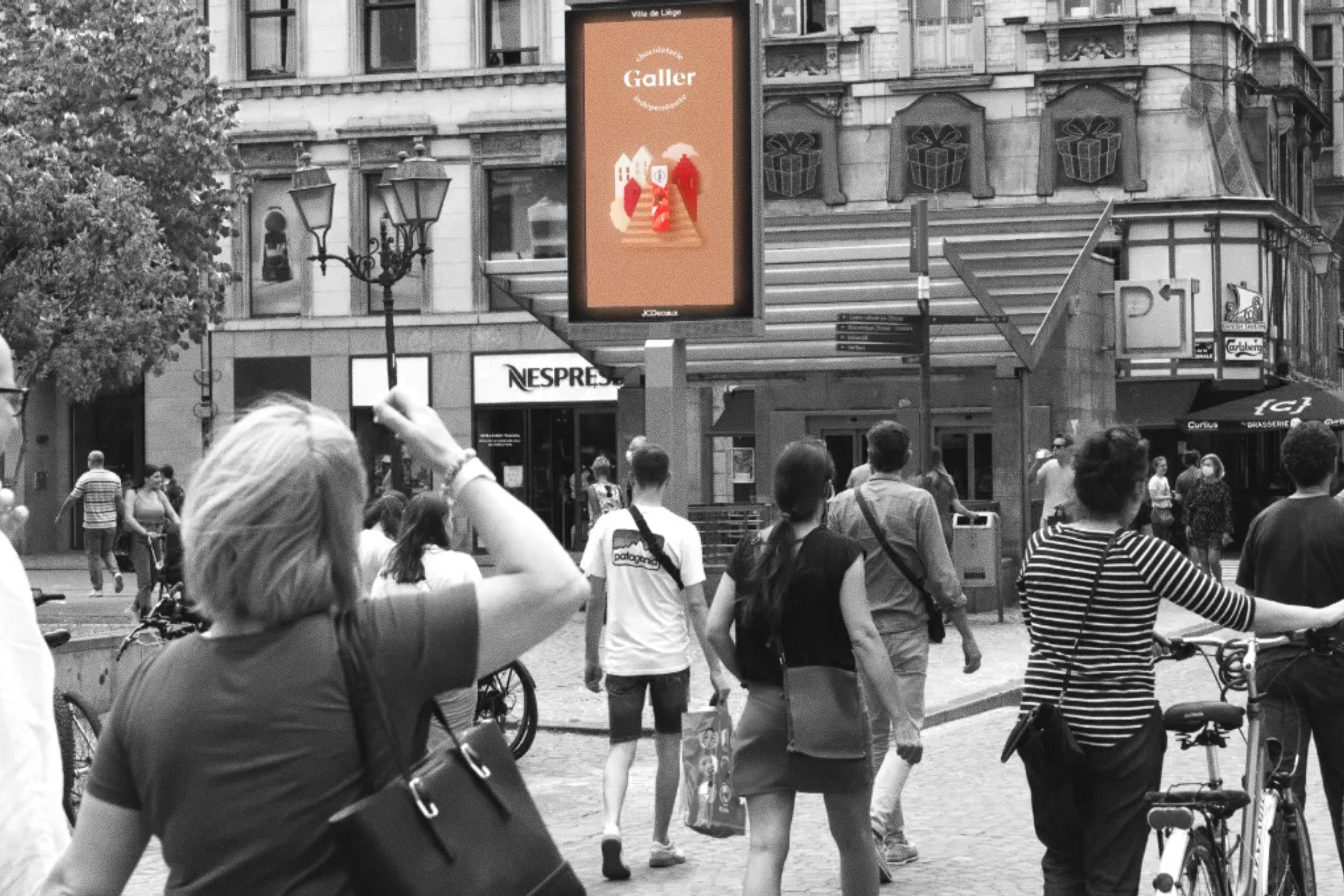 DOOH screens in Liege