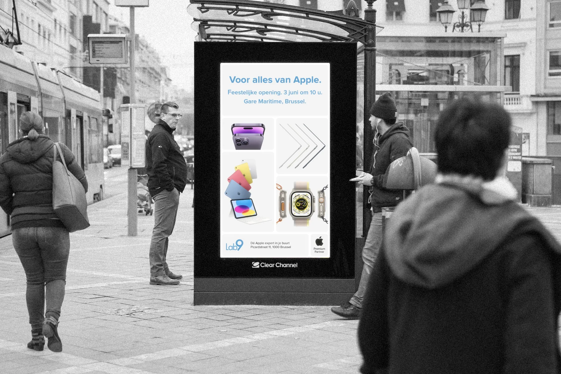DOOH screens in Belgique